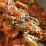 Fettine con salsa al pomodoro e funghi