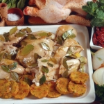 Pollo ripieno in agrodolce
