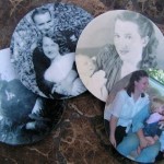 Portafotografie pendendi con i vecchi cd