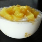 Mousse di ricotta e ananas