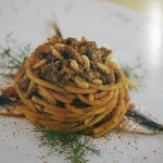 Un buon piatto di pasta con le sarde