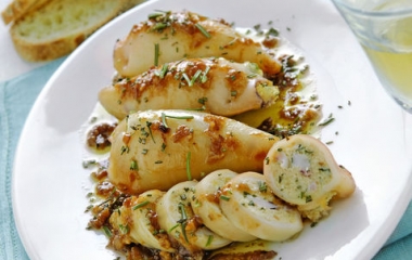Ricetta pesce - Calamari farciti in pentola