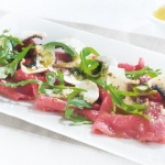 Carpaccio vitello funghi