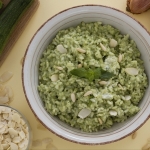 Un meraviglioso risotto con un pesto speciale