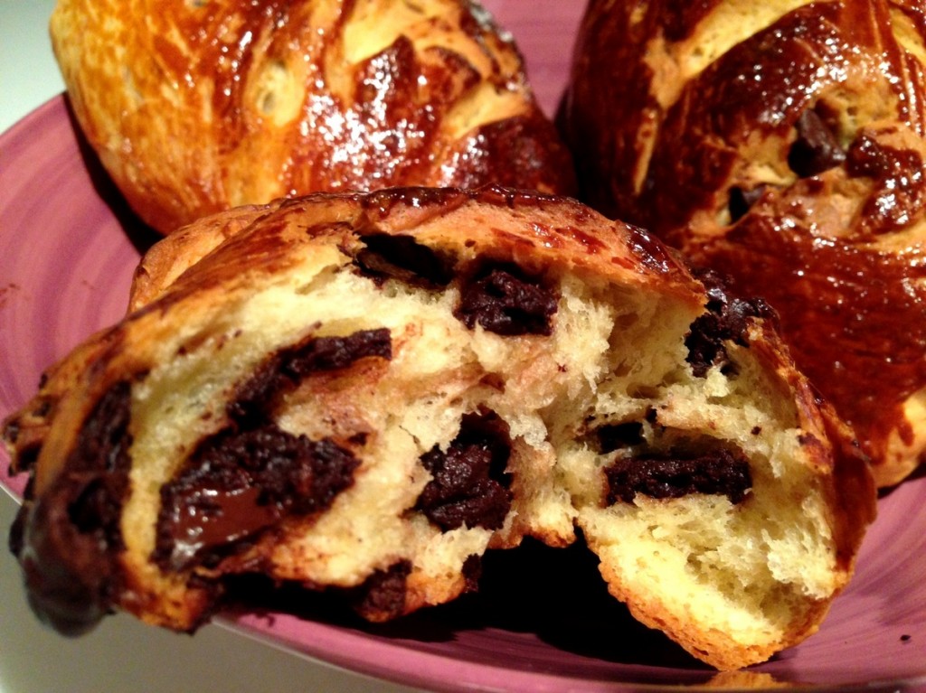 Una buonissima baguette al cioccolato