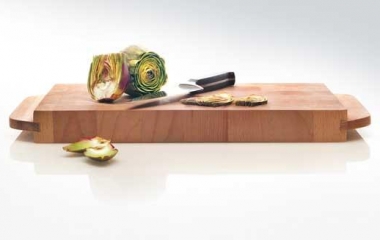 taglieri e mestoli di legno