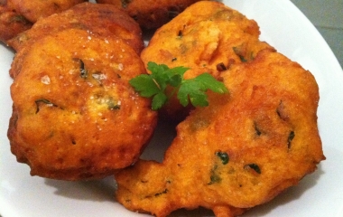 frittelle alla crema di funghi