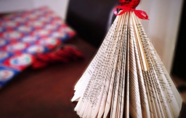albero di natale con i libri