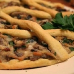 crostata di funghi