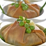 Fagottini al curry vegetariani