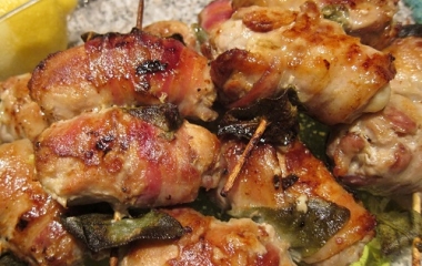 Messicani ubriachi con pancetta e salvia