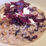 Orzotto al radicchio