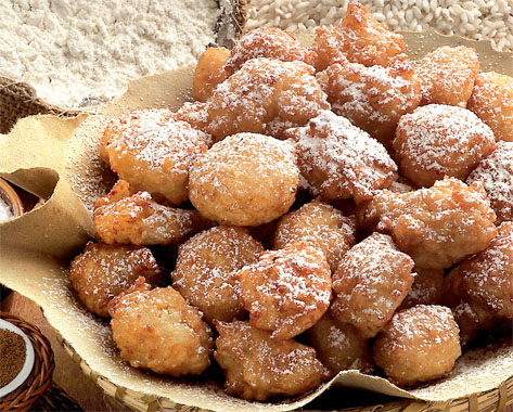 Frittelle profumate alla ricotta