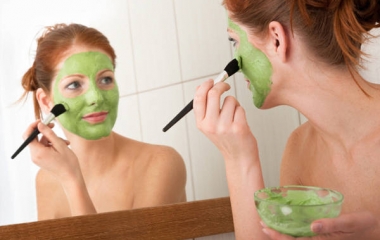 Maschera per il viso al sedano