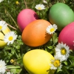 Uova di Pasqua colorate