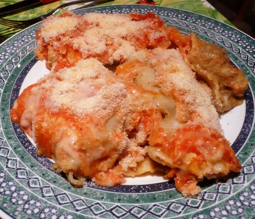 cannelloni di zucca e miglio