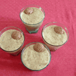 Crema di pere con amaretti