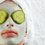 Maschera viso idratante al cetriolo