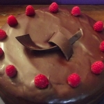 Torta cioccolato e lamponi 2