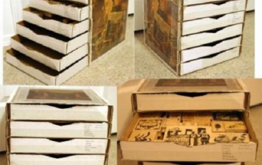 cassettiera da tavolo