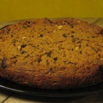 Torta di pane farcita di frutta secca
