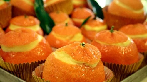Mandarini farciti con crema