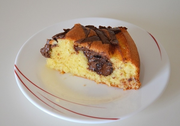 Torta di mele con nutella