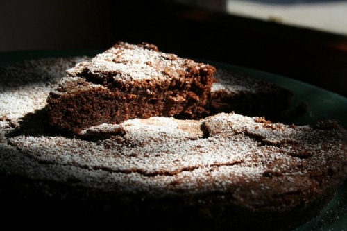 Torta morbida al cioccolato fondente