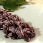 Risotto arrichito da pasta salame e Bonarda