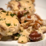Involtini di tacchino con funghi