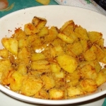 Patate con una gustosa panatura sabbiosa