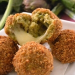 Polpette di carciofi con formaggio