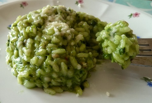 Riso con cime di rapa