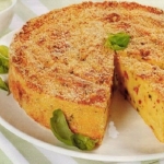 Timballo con verdure e noci