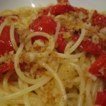Ricette tradizionali: Spaghetti con olive e pomodorini 