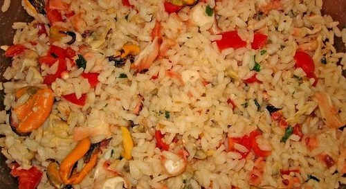 insalata di riso di mare
