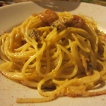 Spaghetti alla carbonara di mare